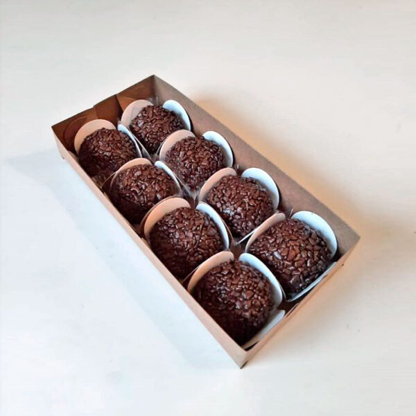 Brigadeiro ao Leite - Caixa 8 un.