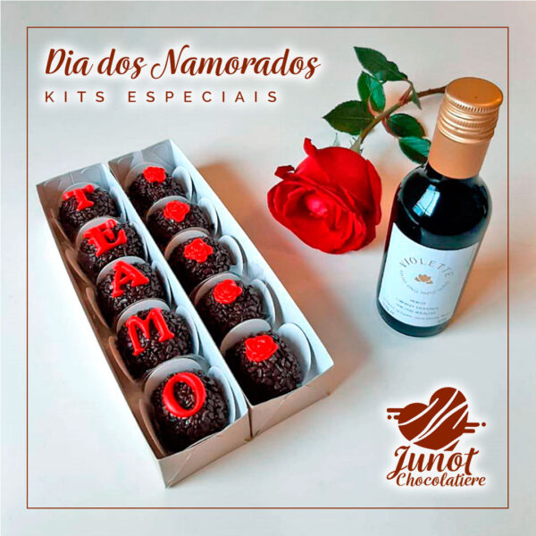 Kit Chocolate & Vinho