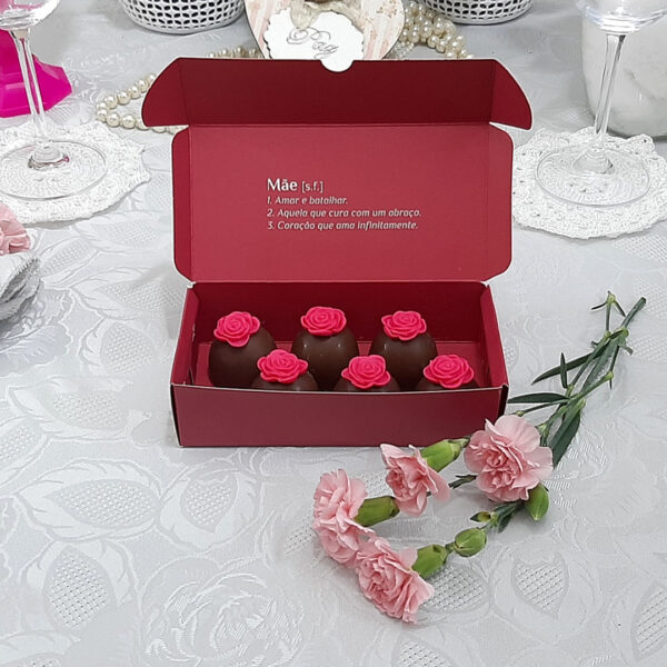 Bombom com Florzinha - Caixa 6 Un.