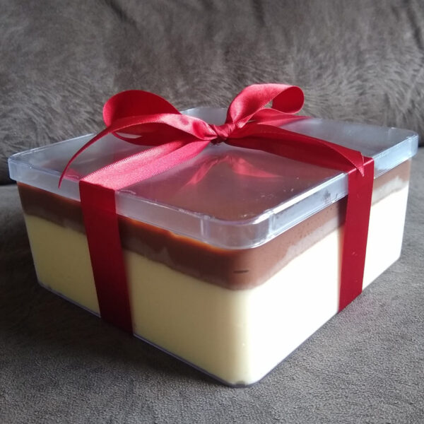Travessa de Mousse de Maracujá com Chocolate